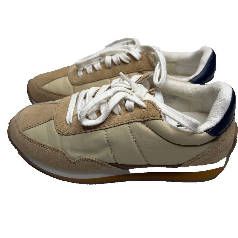 Madewell Womens $110 League Sneakers in Suede Size 5 NH197 - Picture 4 of 12